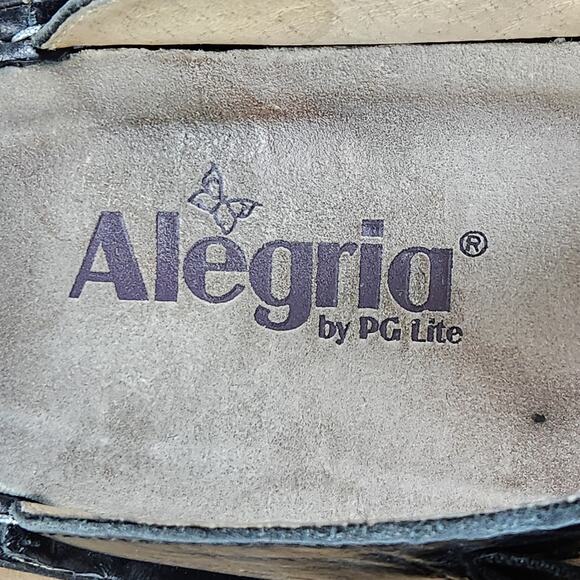 Algeria Women's Classic Happy Clogs Embossed/Laser Cut Leather US SZ 9 (EU 40) - Picture 4 of 14